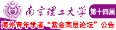 欧美大黑屌操窍穴南京理工大学第十四届海外青年学者紫金论坛诚邀海内外英才！